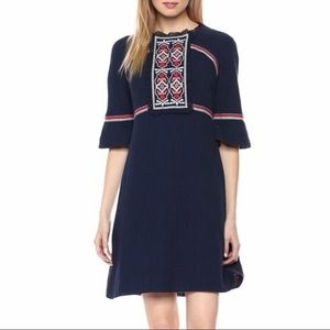 New Ella Moon Juliette Sleeve Embroidered Dress
